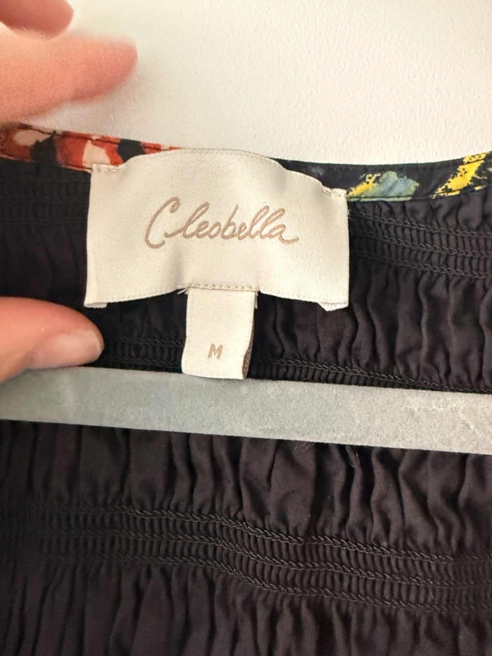 Cleobella Black Floral Mini Dress with Yellow, Pink & Green - Picture 2 of 4